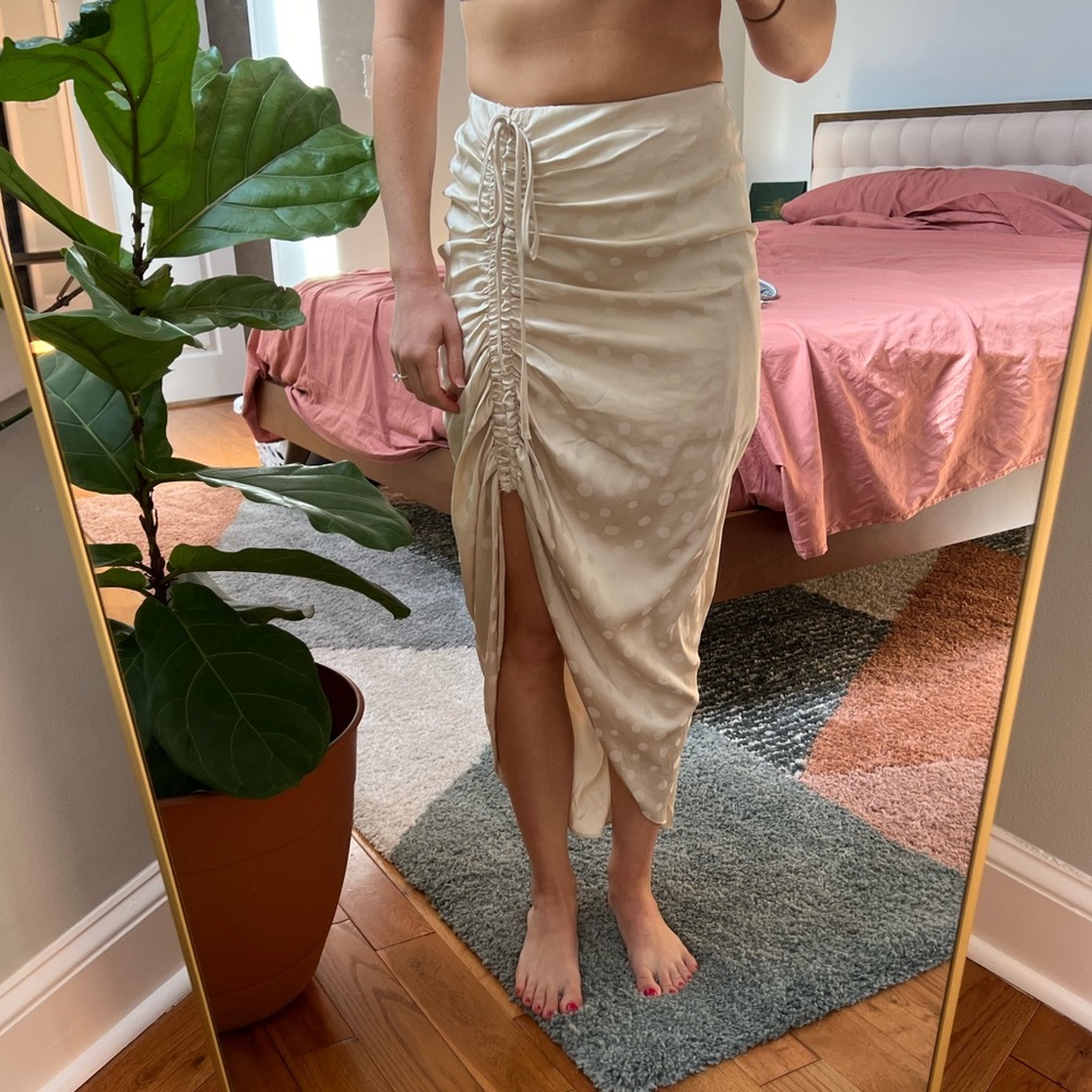 NWT Mustard Seed asymmetrical skirt